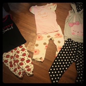 Girls 5t Capri sets